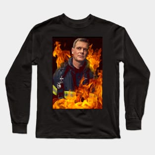 911 - Bobby ‘Cap’ Nash - Flames Long Sleeve T-Shirt